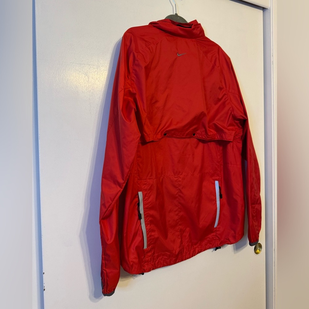Nike Vintage Clima-Fit Windbreaker Jacket - Red (XL) - Picture 9 of 9